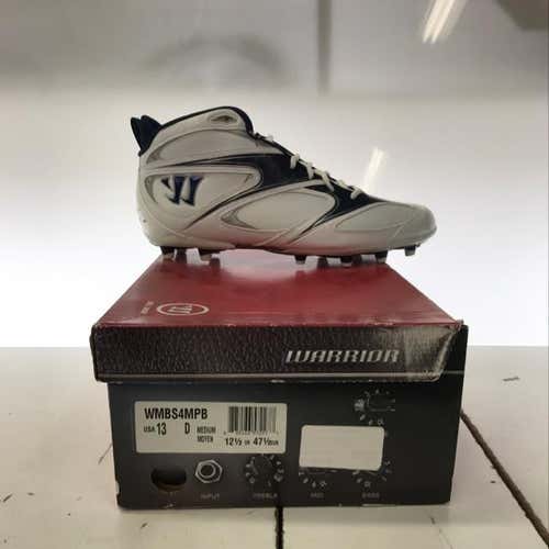 Warrior Burn 4.0 Lacrosse Cleats Size 13 Senior New