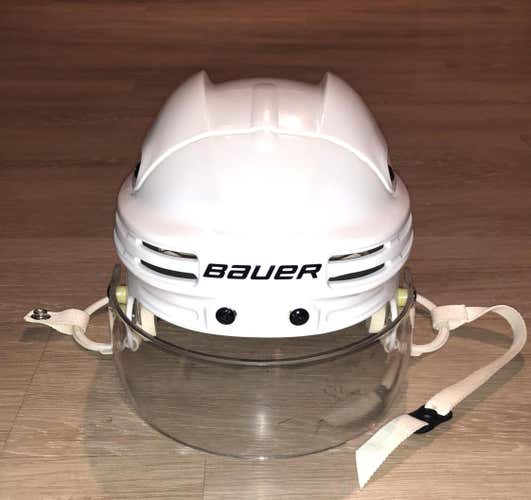 Bauer 4500 White Medium Helmet With Visor