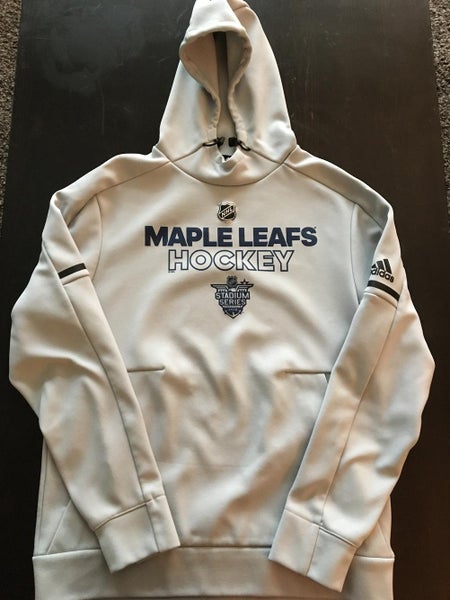 Toronto Maple Leafs Stadium Series Adidas Authentic Pro Player Hoodie Medium