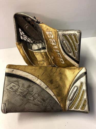 Nike/Bauer Goalie Glove & Blocker Full Right Used
