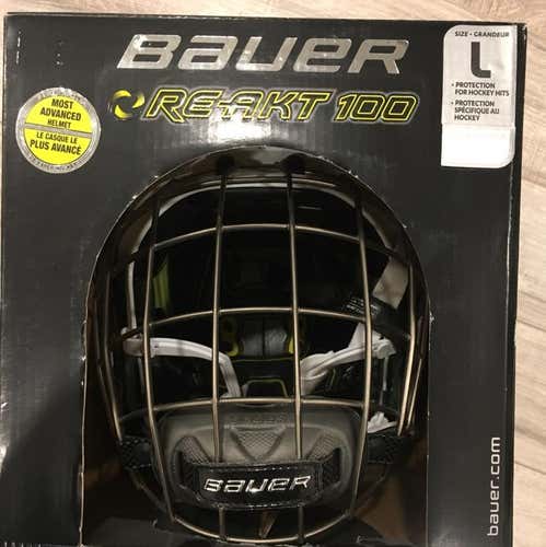 Bauer Re-Akt 100 Large Combo Helmet