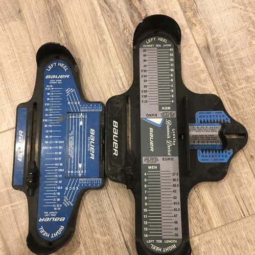 Bauer Brannock Skate Size/Fit Gauges (youth & senior come as package)