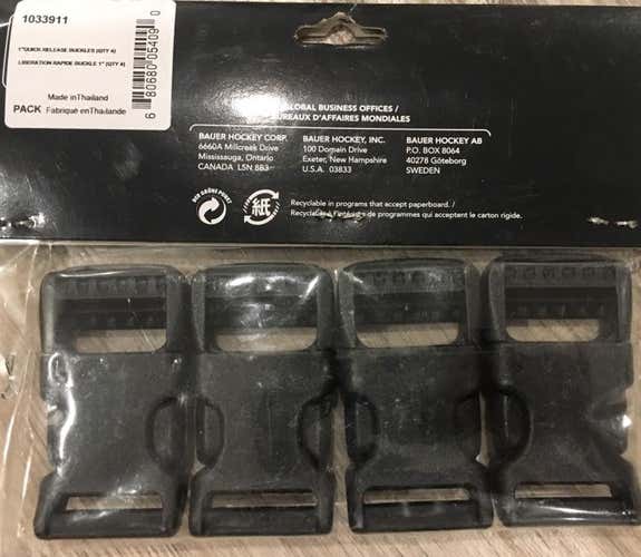 Bauer 1” Quick Release Buckle 4-pack