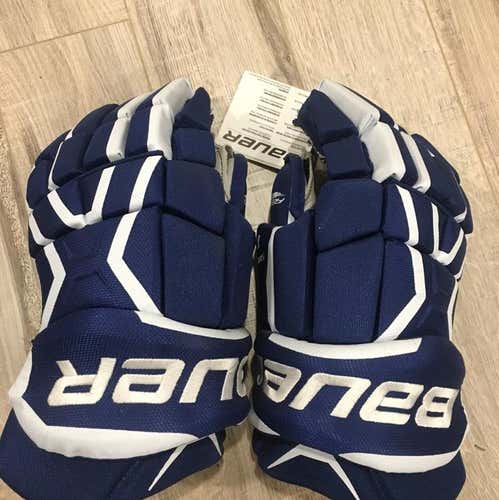 Bauer Supreme 170 Gloves, Royal Blue 15”