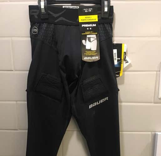 Bauer Compression Pant With Built In Jock - YOUTH XS