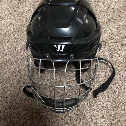 Black Warrior Helmet With Cage