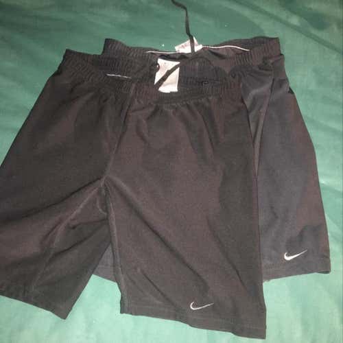 Nike Men’s Shorts Tights Black Size Medium (Listed as Large)- One Pair