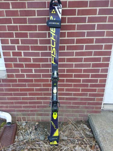 Fischer 155 World Cup SL Skis with Z 13 bindings with great tune and light use