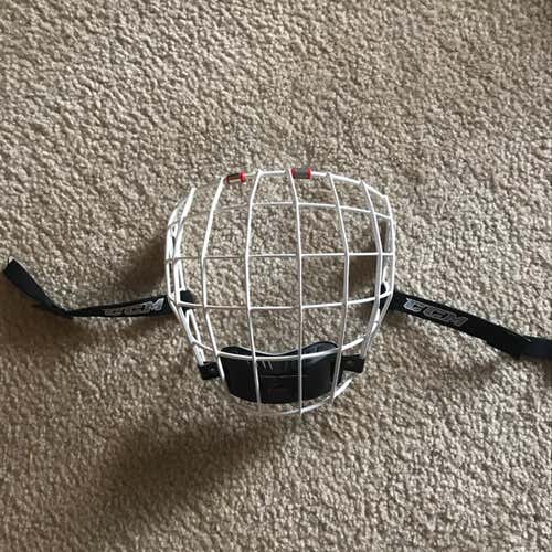 CCM White Cage - Senior