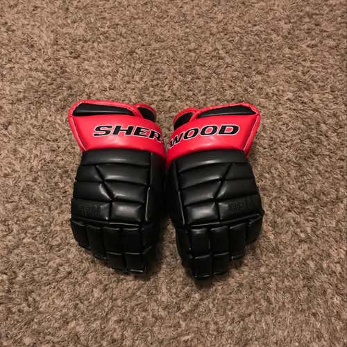 Sher-Wood All Leather Hockey Gloves