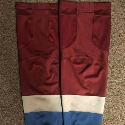 Colorado Avalanche Pro Stock Socks