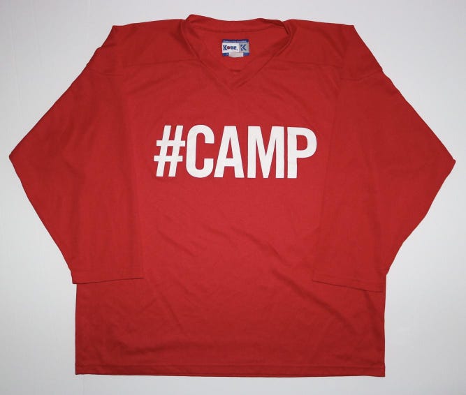 Biosteel #CAMP Red Practice Jersey Various Sizes