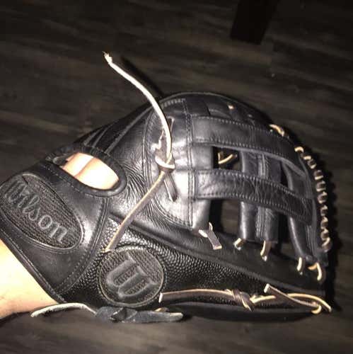 Relaced Wilson A2000 DW5 H Web Black Glove