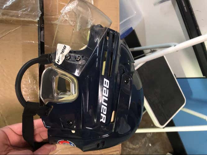 Navy Bauer Helmet