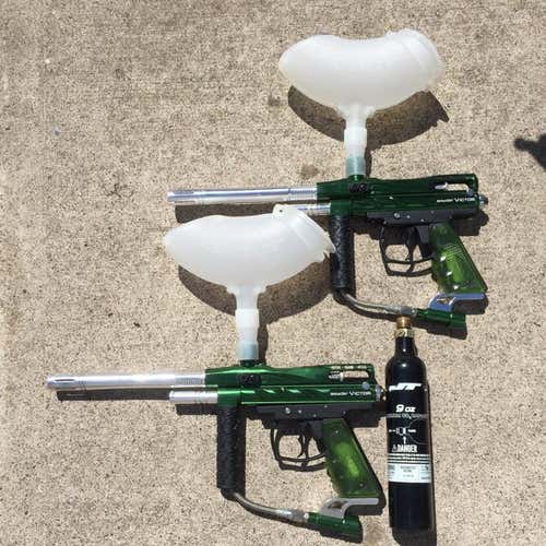 2 Spyder Victor II Paint Ball Guns (2012)