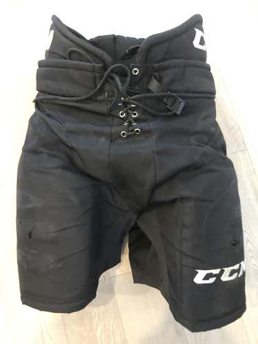 Used CCM HP30 Pants  Pro Stock Hockey Pants Black Large  Kootenay Ice (P23)