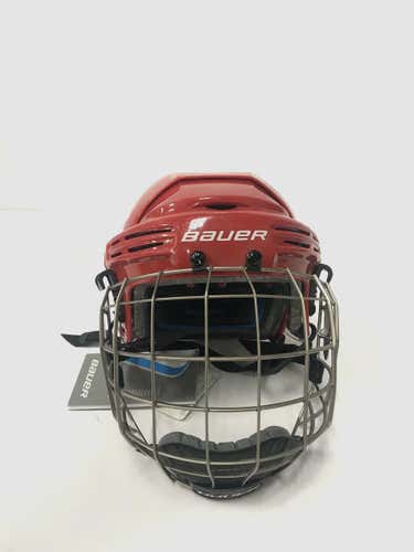 Maroon Bauer helmet Sr. Large