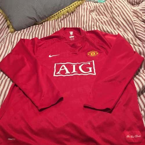 Long Sleeve Manchester United Jersey