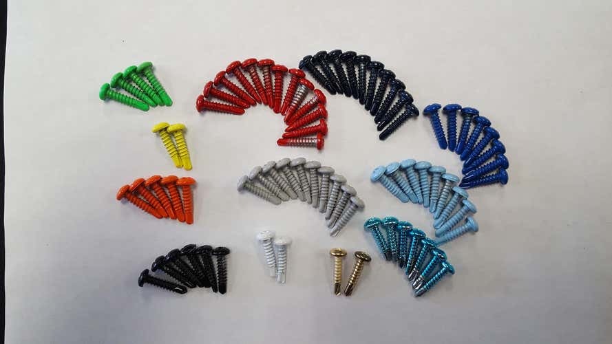 Lot of 78 Colored Screws