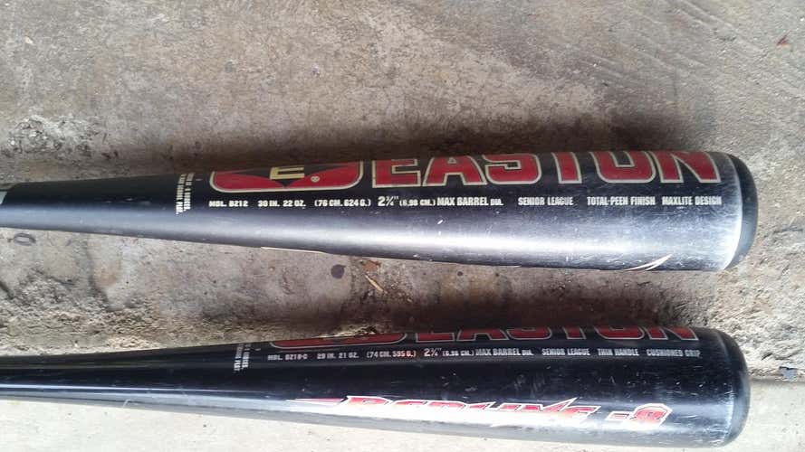 Easton baseball bats combo