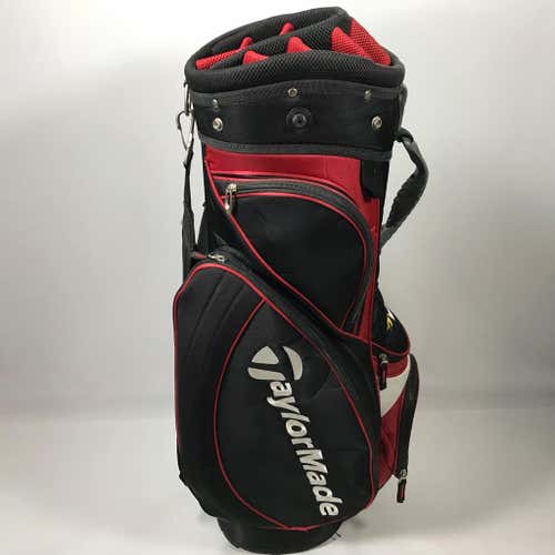TAYLORMADE BURNER BLACK-WHITE-RED CART BAG