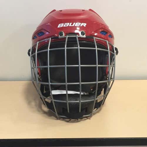 Bauer IMS 7.0 Helmet Combo Red/Blue L