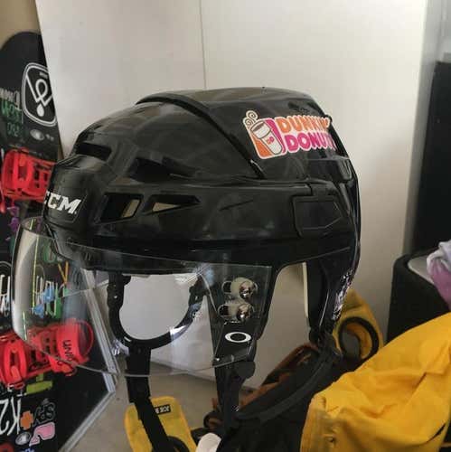 CCM V08 Medium Pro Stock Helmet w/Visor
