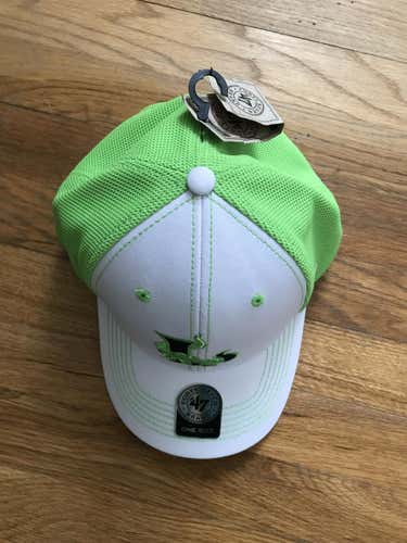 New York Lizards SnapBack Hat White/Green 47 Brand- New With Tags