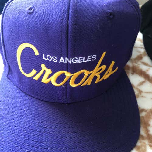 Los Angeles Crooks Snap Back Hat (Size Fits Most)