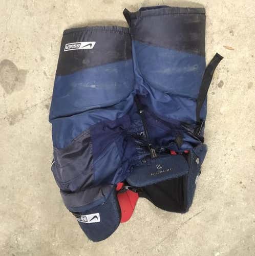 Nike Bauer Navy Blue Men's Hockey Pants - Large