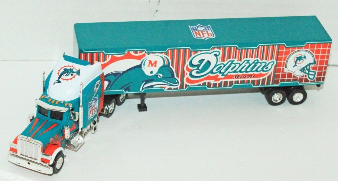 Miami Dolphins 1995 Die Cast Matchbox Tractor Trailer - SWIT Sports