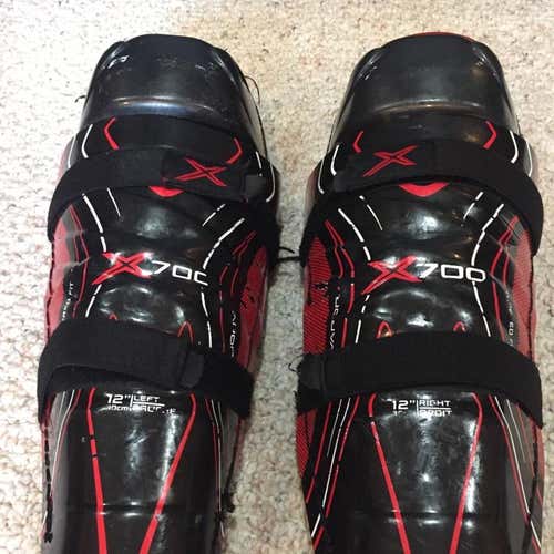 Used BAUER SHIN PADS (Read Description)