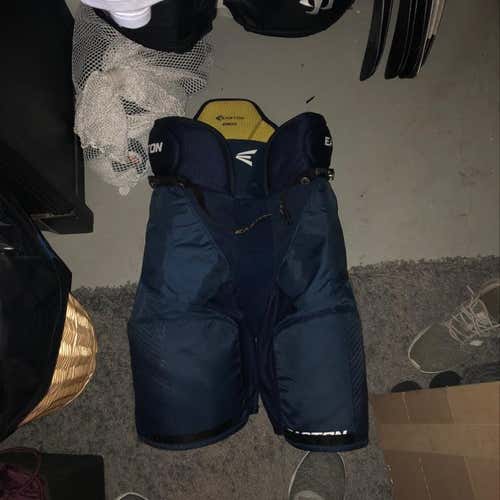 Easton Adult Medium Hockey Pants Slightly Used Very Comfortable (navy Blue)