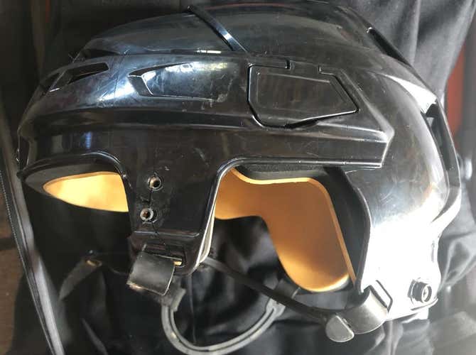 Pro Stock CCM Black Helmet Size L