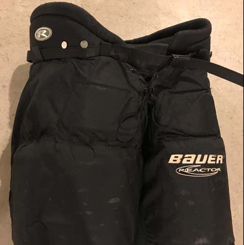 Bauer Reactor 3 Goalie Pants - Black - Medium