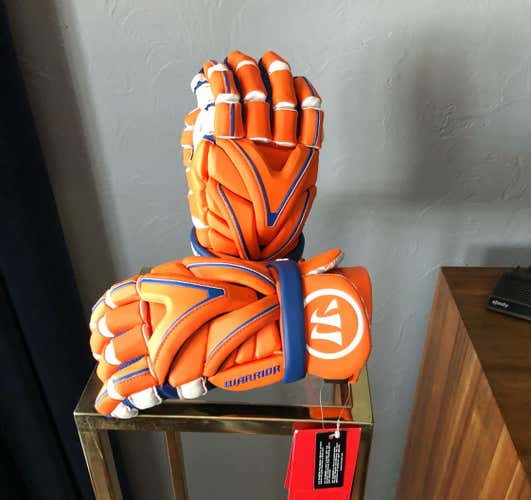 Custom Evo Glove Orange And Blue
