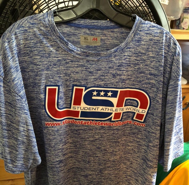 Student Athlete World Team USA Dry Fit Shirt(XL)