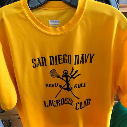 San Diego Navy Lacrosse Club/Navy Gold Shooter(Large)(Used)