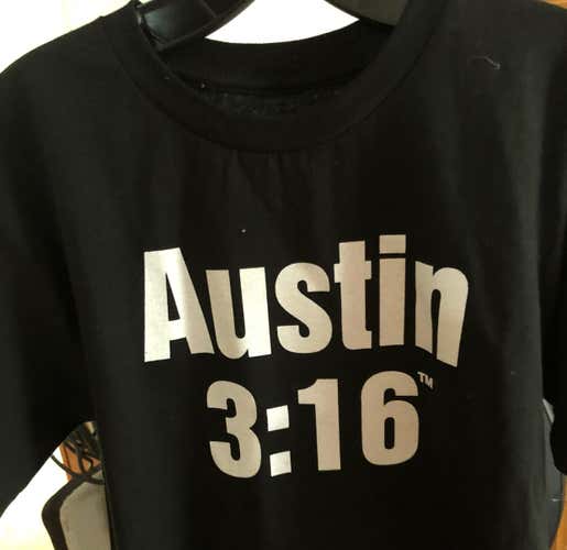 Austin 3:16 T Shirt(Youth Large(New) & Stone Cold Bandanna (Used)