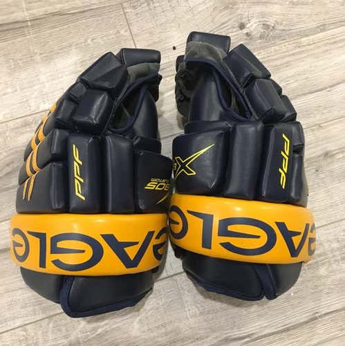 Eagle PPF 805 Custom Pro Glove, 14”, Leather Palms, Buffalo Sabres Colours