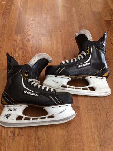Pro Stock Bauer Supreme Total One NXG Skates Senior Size 9.25 EA
