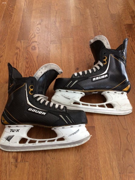 Pro Stock Bauer Supreme Total One NXG Skates Senior Size 9.25 EA