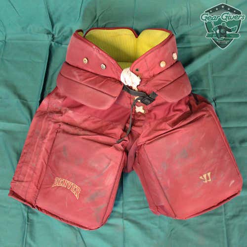 Warrior Pro Goalie Pants - Evan Cowley DU Pioneers - Senior Large