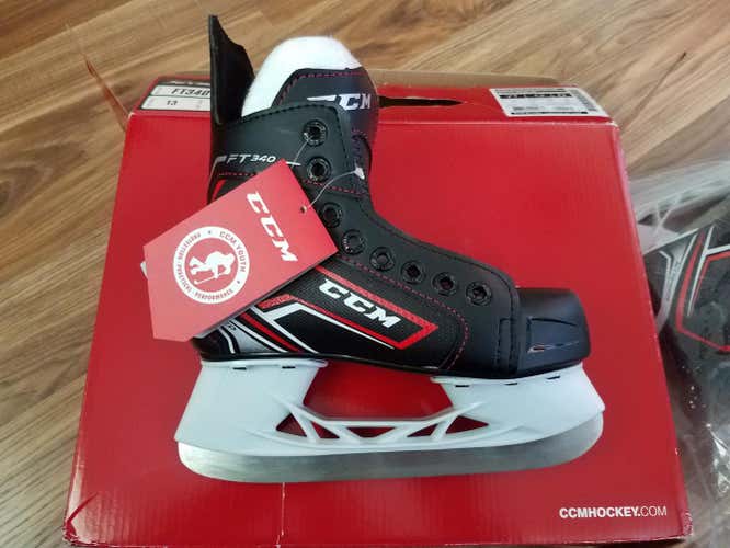 New CCM FT340 YT Skates Youth Size 13
