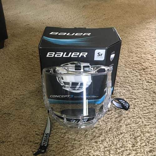 NEW Bauer Concept 3 Full Shield Adult Small