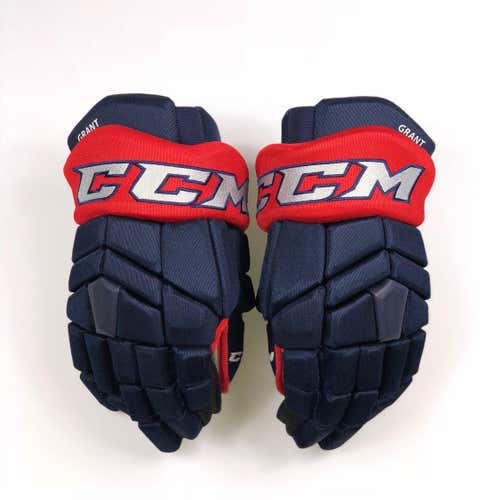 Pro Stock Pro Return 14” CCM HGTK Gloves Columbus Blue Jackets