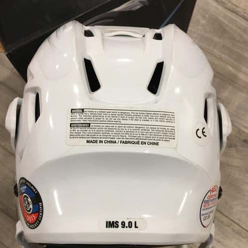 Bauer IMS 9.0 Large White + HD Pro Visor
