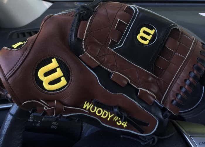 Kerry Wood (Chicago Cubs) game worn “pro stock” Wilson A3000 glove