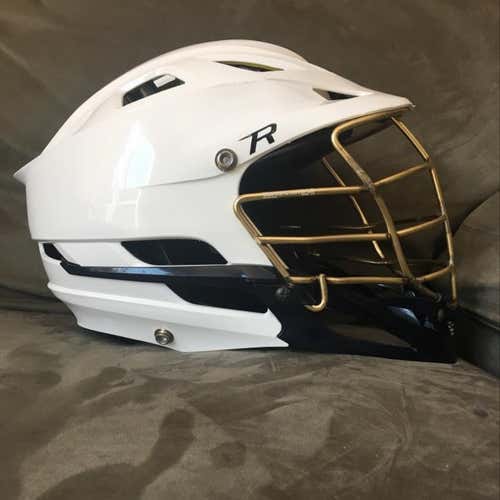 2016 White Cascade R w/ Gold Face Mask & Blue Chin Piece