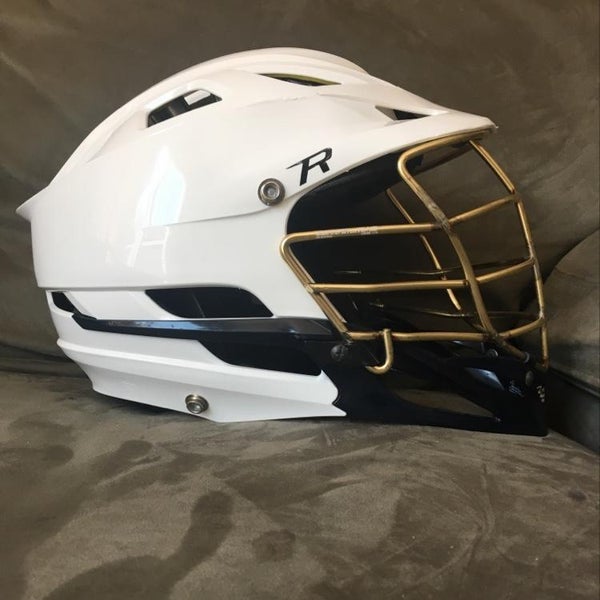 2016 White Cascade R w/ Gold Face Mask & Blue Chin Piece